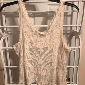 Delicate and Lacy tank